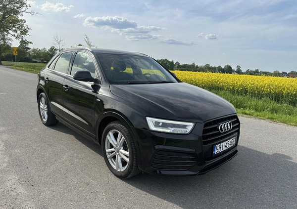 Audi Q3 cena 74500 przebieg: 120000, rok produkcji 2015 z Biała małe 121